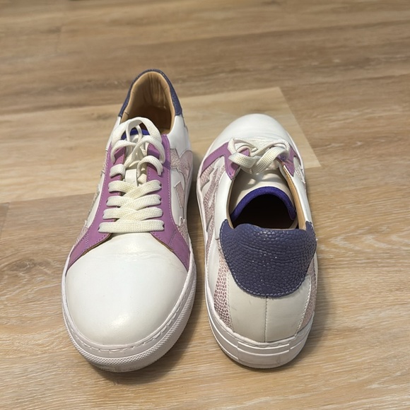 MAISON SI white and purple sneakers - Picture 3 of 4